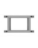 Lanberg open rack 19 27U  600x800, grey