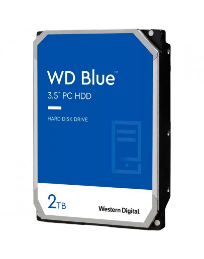 HDD Desktop WD Blue (3.5'', 2TB, 256MB, 7200