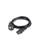 Lanberg CEE 7/7 -> IEC 320 C13 power cord 1.8m VDE Straight