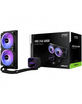 Asrock Pro 240 ARGB, AiO liquid cooler, 240 mm