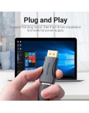 Vention адаптер Adapter DisplayPort DP M / HDMI F Gold plated - HBOB0