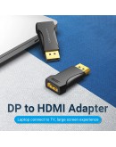 Vention адаптер Adapter DisplayPort DP M / HDMI F Gold plated - HBOB0