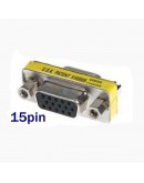 Преходник DeTech , VGA F/F , 15P - 17142