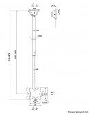 Neomounts Back-to-Back Screen Ceiling Mount (Heigh