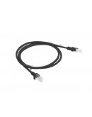 Lanberg patch cord CAT.5E 1m, black