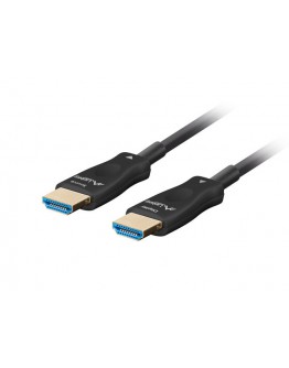 Lanberg HDMI M/M V2.1 cable, 30m, Optical, Black A