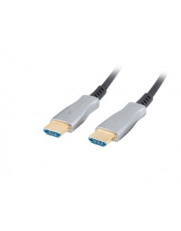 Lanberg HDMI M/M v2.0 cable 10m optical black aoc