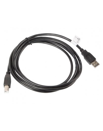 Lanberg USB-A (M) -> USB-B (M) 2.0 cable 1.8m, bla