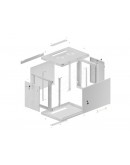 Lanberg rack cabinet 19 wall-mount 9U/600x450 for 