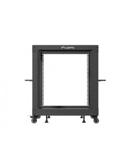 Lanberg open rack 19 12U 600x600-1100 adjustable b