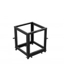 Lanberg open rack 19 12U 600x600-1100 adjustable b