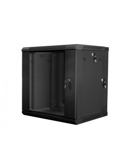 Lanberg rack cabinet 19 double-section wall-mount 