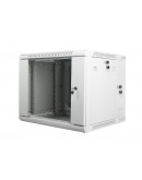Lanberg rack cabinet 19 double-section wall-mount 
