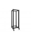 Lanberg open rack 32U  600x800, black