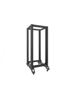 Lanberg open rack 27U  600x800, black