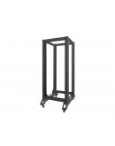 Lanberg open rack 27U  600x800, black