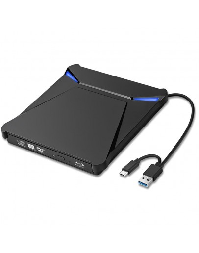 Външно оптично устройство No brand, CD/DVD, Черен - 17867