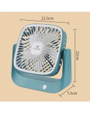 Преносим вентилатор Kisonli F102, 1200mAh, Различни цветове - 15053