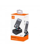 Тонколона със стойка за телефон Kisonli M1 Plus, Bluetooth,  USB, RGB, Различни цветове - 22273