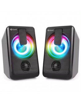 Тонколони Kisonli L-1010, AUX, 2x3W, Черен - 22238