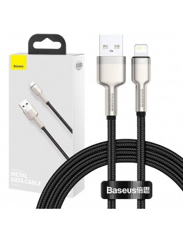 Кабел за данни Baseus Cafule, Lightning, 1.0m, Черен - 40473
