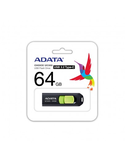 64GB TYPE-C UC300 ADATA BK/GN