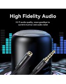 Vention Аудио Кабел Cotton Braided TRRS 3.5mm Male to 3.5mm F - 1m - Gold plated, Aluminum alloy - BHCBF