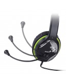 Genius слушалки с микрофон Headset HS-400A - 3.5 mm, Mic, Black/Green