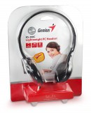Genius слушалки с микрофон Headset HS-200C - Lightweight, Black