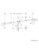 Neomounts Nero Triple Flat Screen Desk Mount (phon