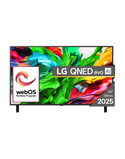 LG 55QNED85A3C, 55 4K QNED HDR Smart TV, 3840x2160