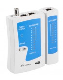 Lanberg cable tester for RJ-45, RJ-12, RJ-11, coax