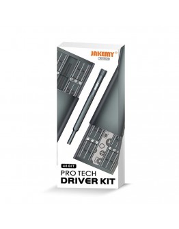 Комплект отвертка и накрайници Jakemy JM-8169, 48 Части, S2, Черен - 17640