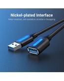 Vention Кабел USB 3.0  Extension AM / AF - 3.0M Black - CBHBI
