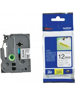 Brother TZe-S231 Tape Black on White, Strong Adhes