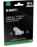 64G EMTEC D280 TYPE-C + TYPE-A