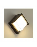 Фасадна лампа аплик DeTech , 1*5W, 4000K, IP44, Черен - 77037