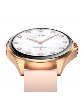 Смарт часовник Aurafit AM12, Amoled, Златист - 73131