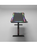 Геймърско бюро No brand Y109, 4 в 1, RGB, Черен - 74009