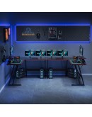 Геймърско бюро No brand D2206, Черен - 74006