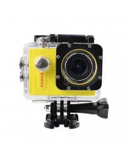 Водоустойчива екшън камера No brand ECM-SJ4000W4B, 12 Mp, Full HD, 140°, Син - 91069