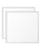 LED панел за вграждане DeTech, 2 бр., 48W, 6500K, Квадрат, Бял - 77019