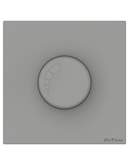 Електрически ключ димер DeTech DE-9225-71, 200W, За вграждане, IP20, Сив - 75101