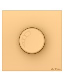 Електрически ключ димер DeTech DE-9225-71, 200W, За вграждане, IP20, Златист - 75090