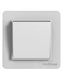 Девиаторен електрически ключ DeTech DE-6008-31, Схема 6, 10А, 250V, За вграждане, IP20, Бял - 75003