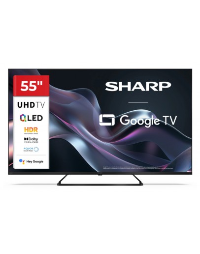 Sharp 55HP6265E, 55 QLED Google TV, 4K Ultra HD 38