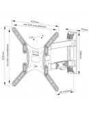 Neomounts Screen Wall Mount (full motion, 3 pivots