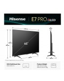 Hisense 65 E7Q Pro, 4K Ultra HD 3840x2160, QLED, Q