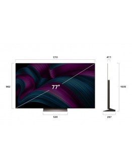 LG OLED77C51LA, 75 UHD OLED evo, 4K (3840 x 2160),