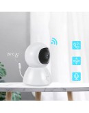 Смарт охранителна камера No brand PST-BM289, Бебефон, 2.0Mp, Вътрешен монтаж, Wi-Fi, Tuya Smart, Бял - 91026